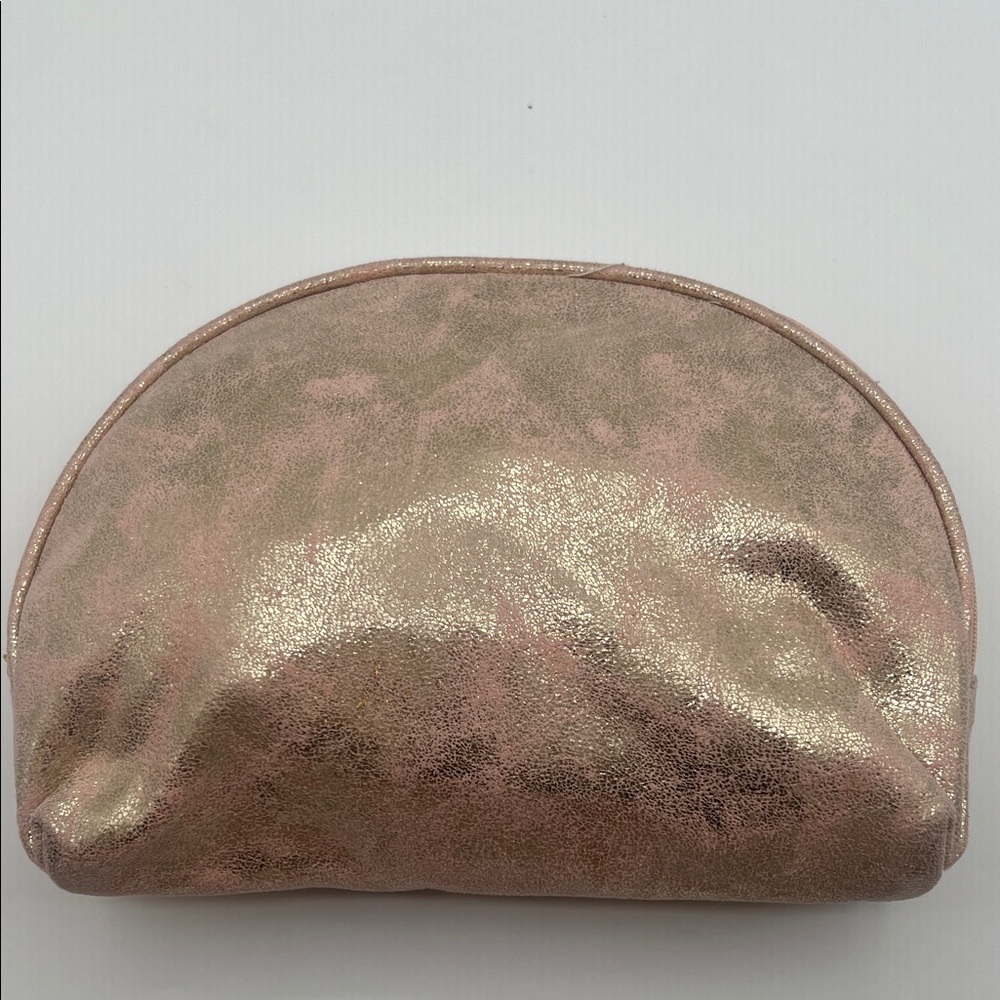 SEPHORA PINK AND ROSE GOLD MAKE UP POUCH